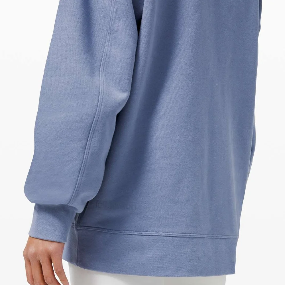 Lululemon Perfectly Oversized Crew Water Drop Size 4 - Picture 9 of 9